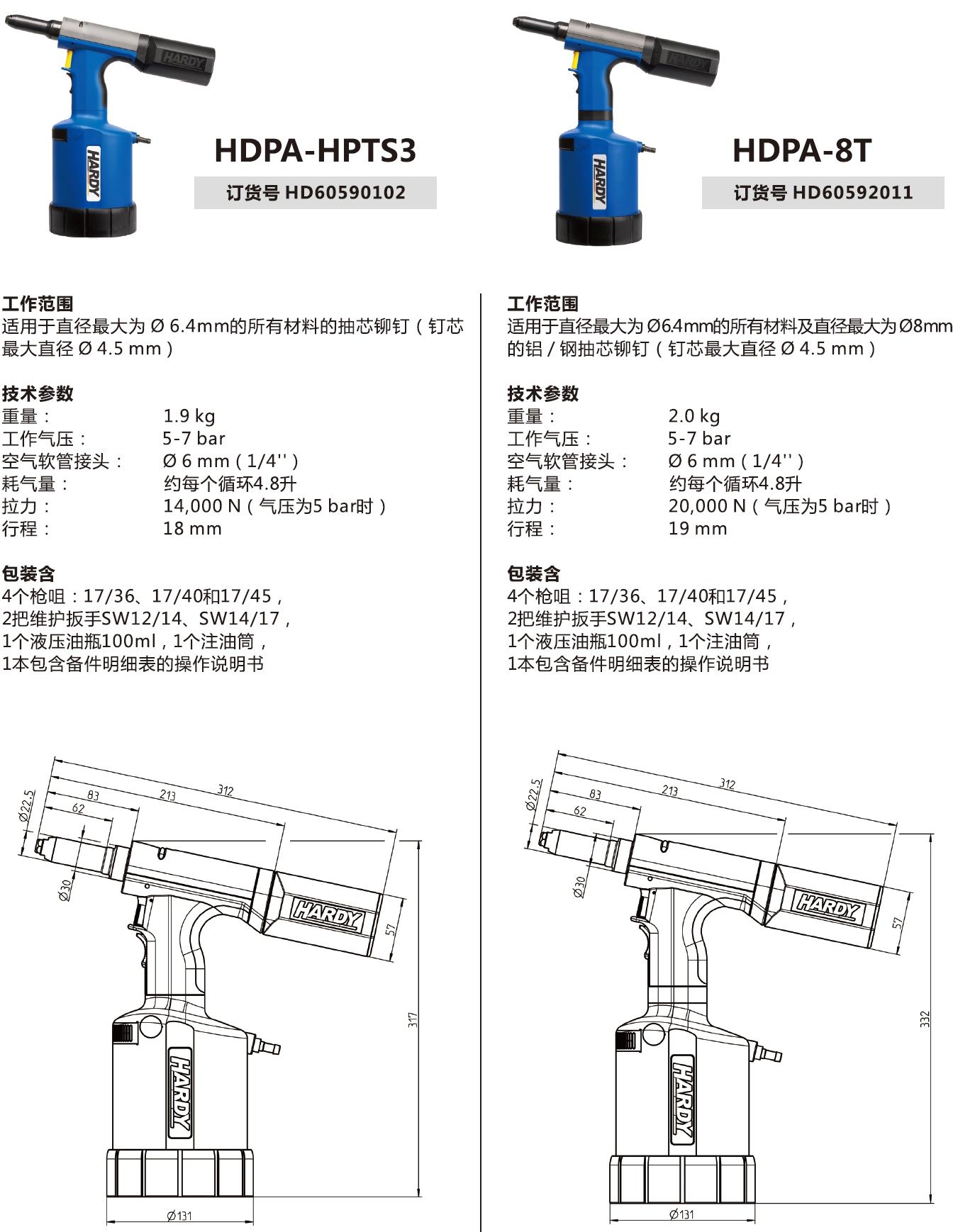 HDPA-8T和HDPA-HPTS3气动液压铆钉枪.jpg