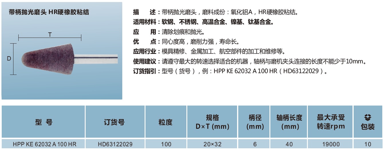 带柄抛光磨头 HR硬橡胶粘结圆锥形.jpg